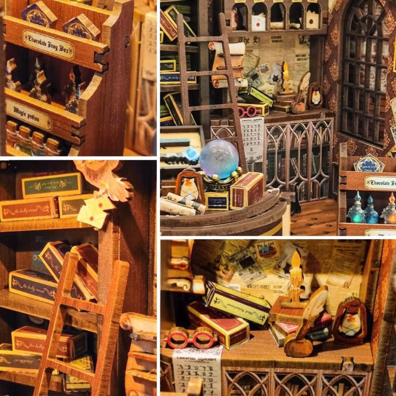 Mini Size Magic Wand Shop DIY Book Nook Kit
