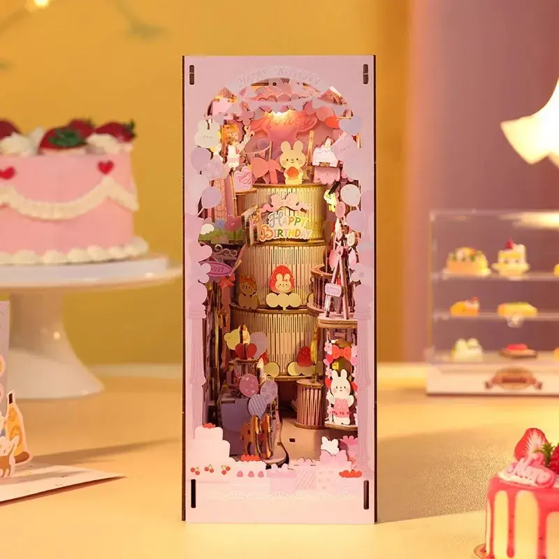 Birthday Celebration Gala 180° Folding DIY Book Nook Kit