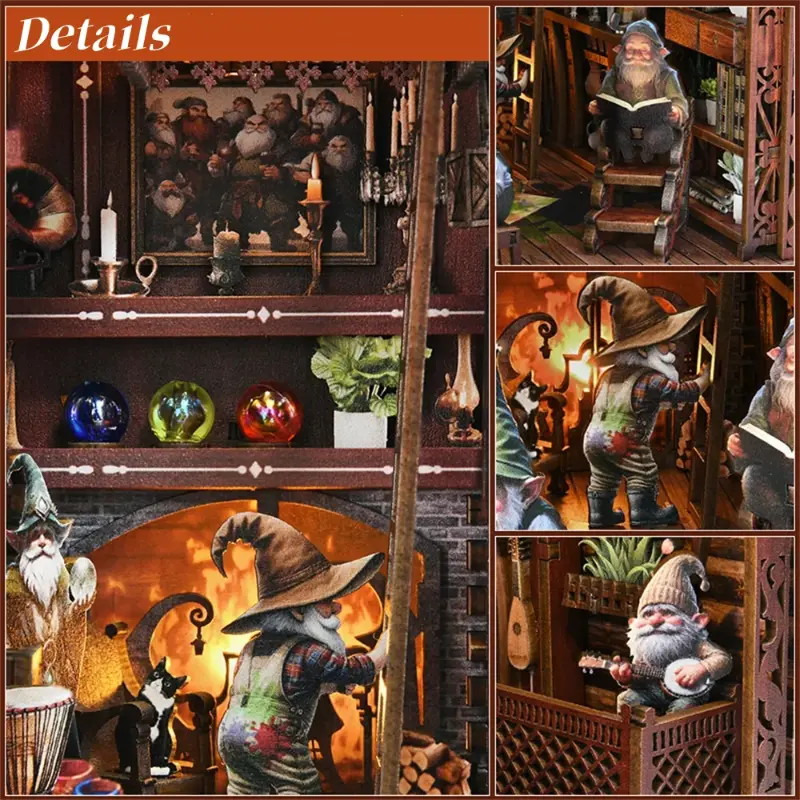 Dwarfs' House Book Nook Kit