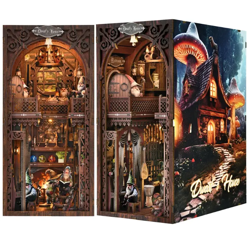 Dwarfs' House Book Nook Kit