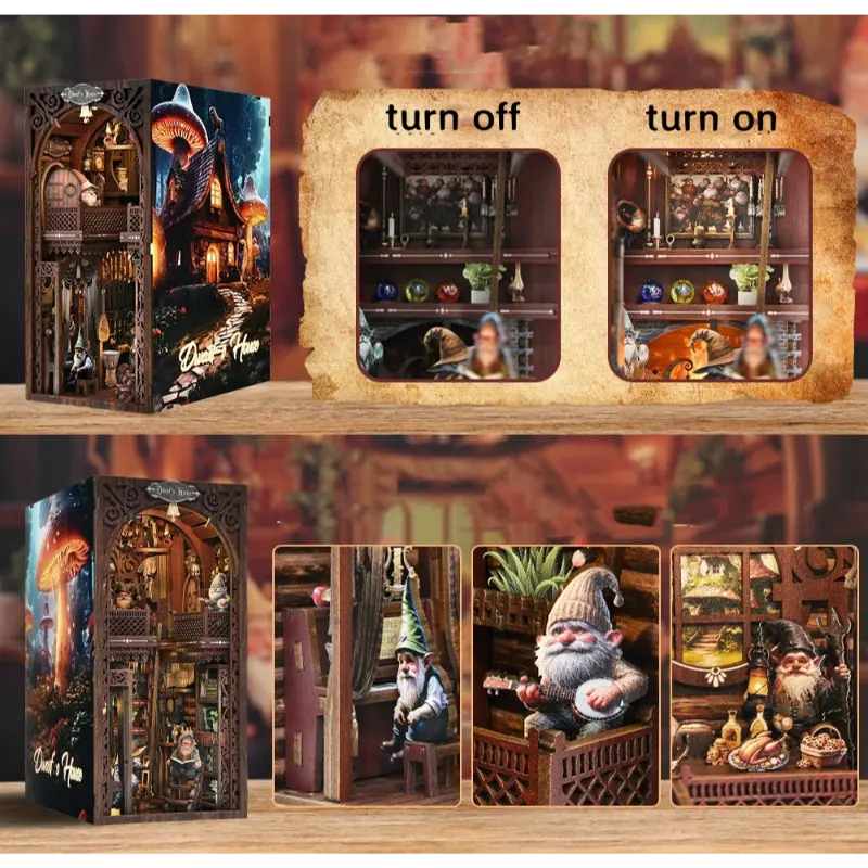 Dwarfs' House Book Nook Kit