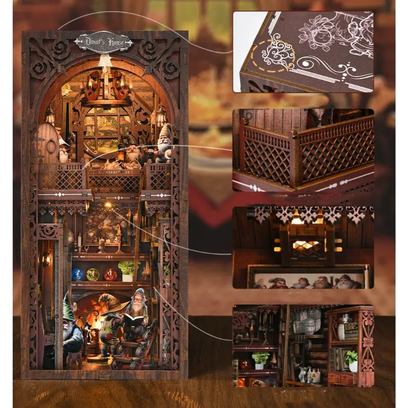 Dwarfs' House Book Nook Kit