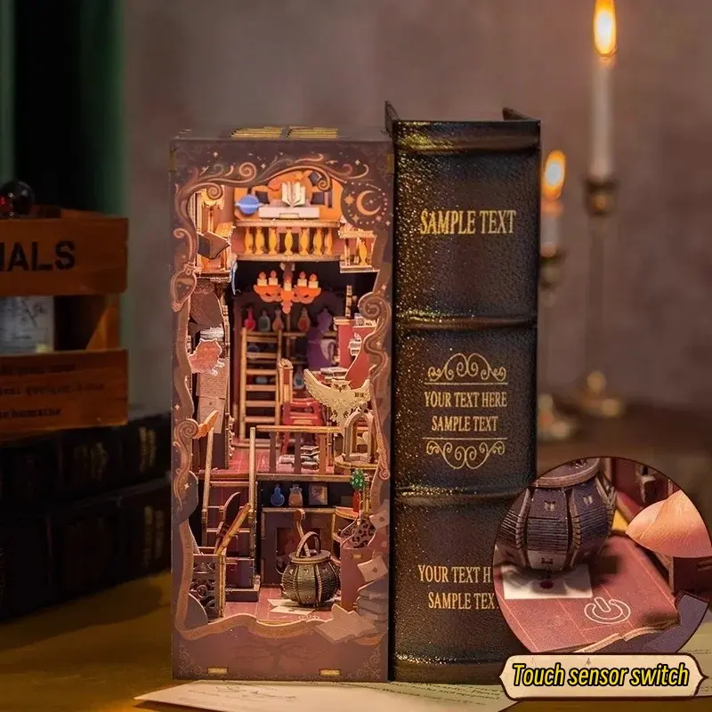 Enchanted Magic Station 180° Folding DIY Book Nook Kit