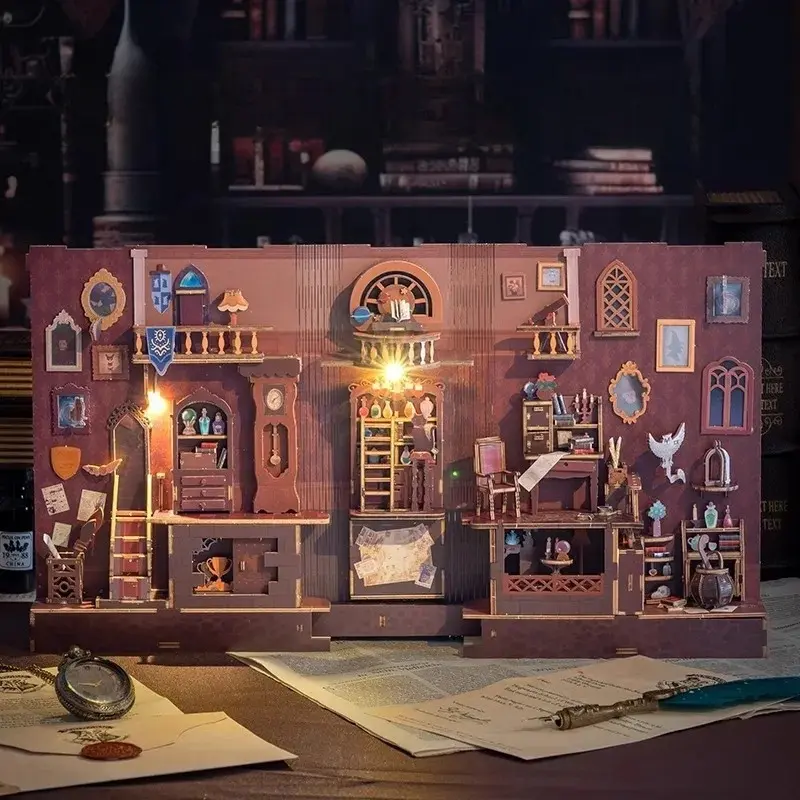 Enchanted Magic Station 180° Folding DIY Book Nook Kit
