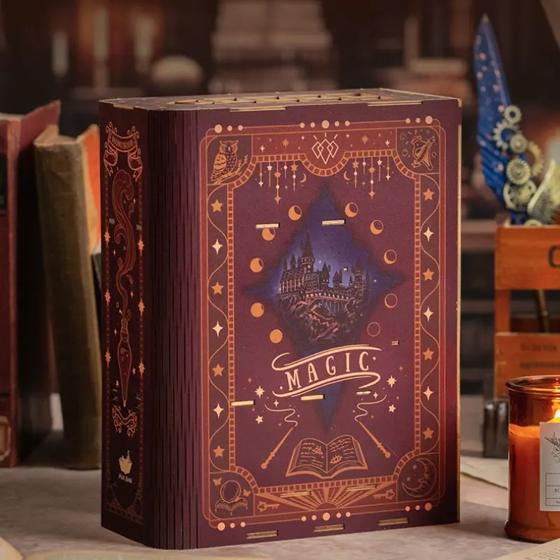 Enchanted Magic Station 180° Folding DIY Book Nook Kit