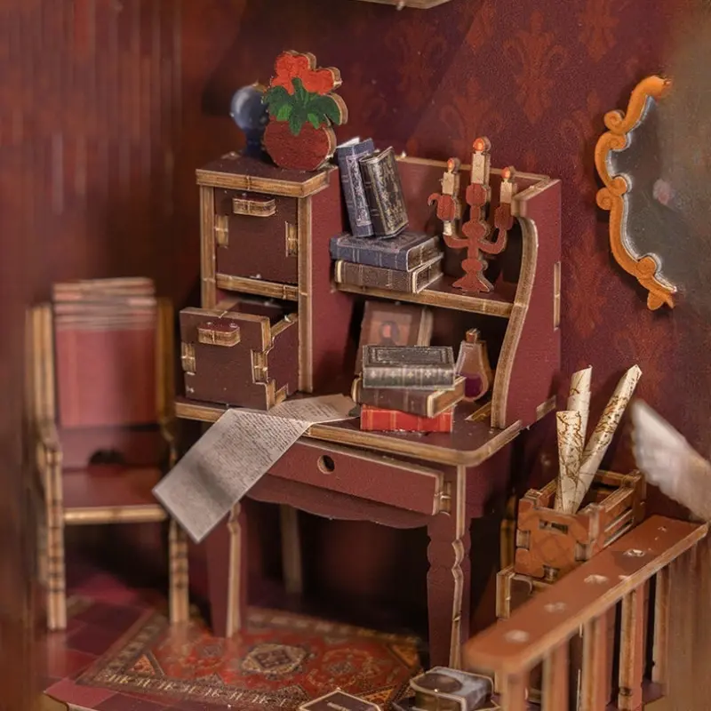 Enchanted Magic Station 180° Folding DIY Book Nook Kit