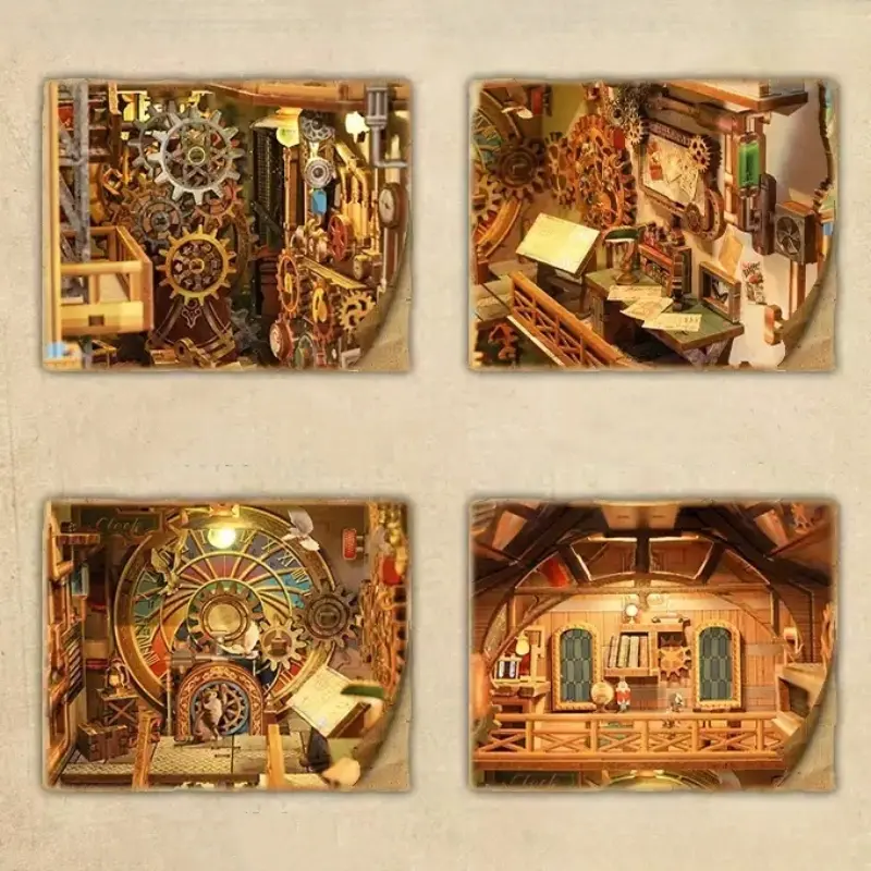 The Astronomical Clock in Prague's Old Town Square DIY Book Nook Kit