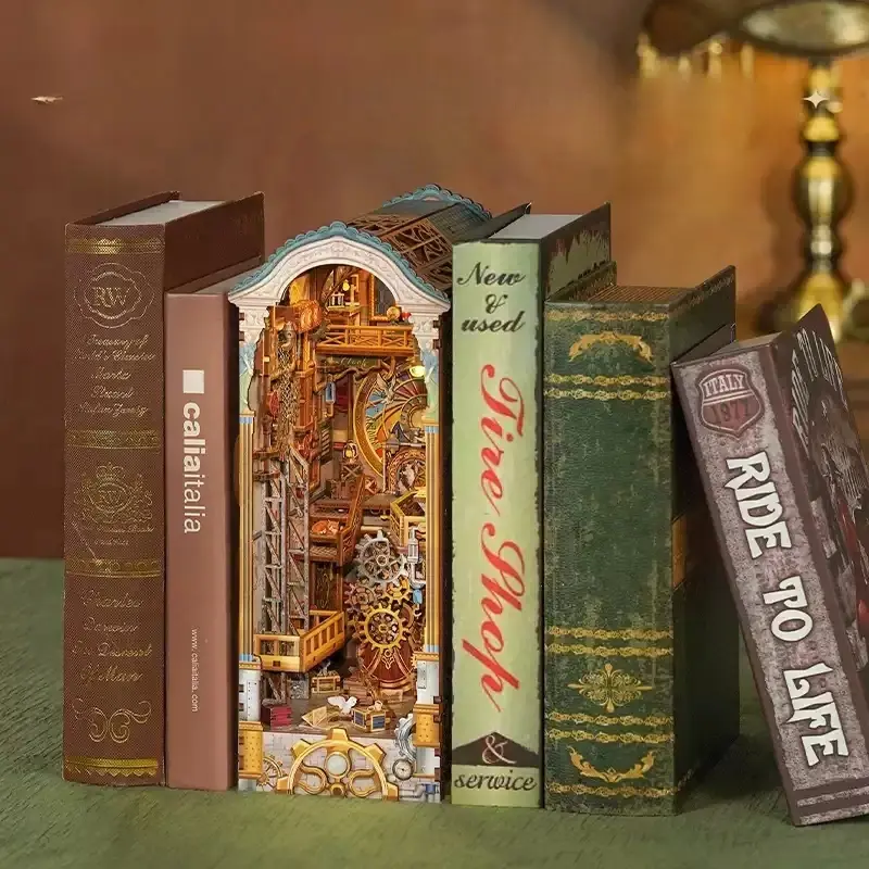 The Astronomical Clock in Prague's Old Town Square DIY Book Nook Kit