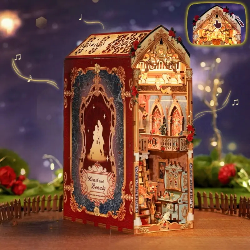 Beauty and Beast - DIY Book Nook & Music box Kit