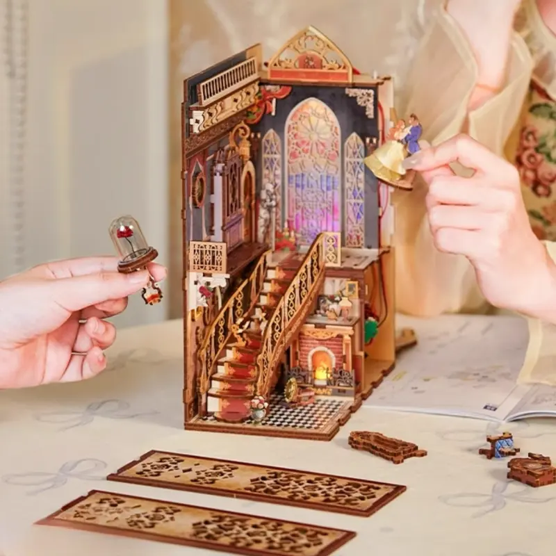 Beauty and Beast - DIY Book Nook & Music box Kit