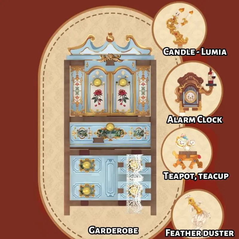 Beauty and Beast - DIY Book Nook & Music box Kit