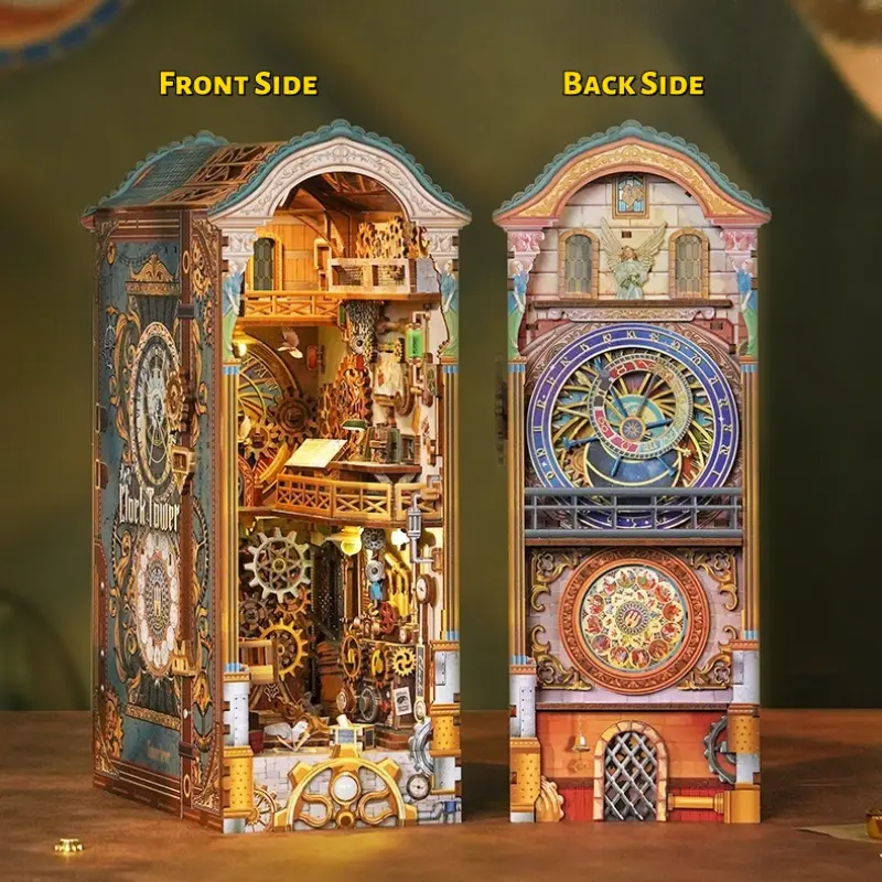 The Astronomical Clock in Prague's Old Town Square DIY Book Nook Kit