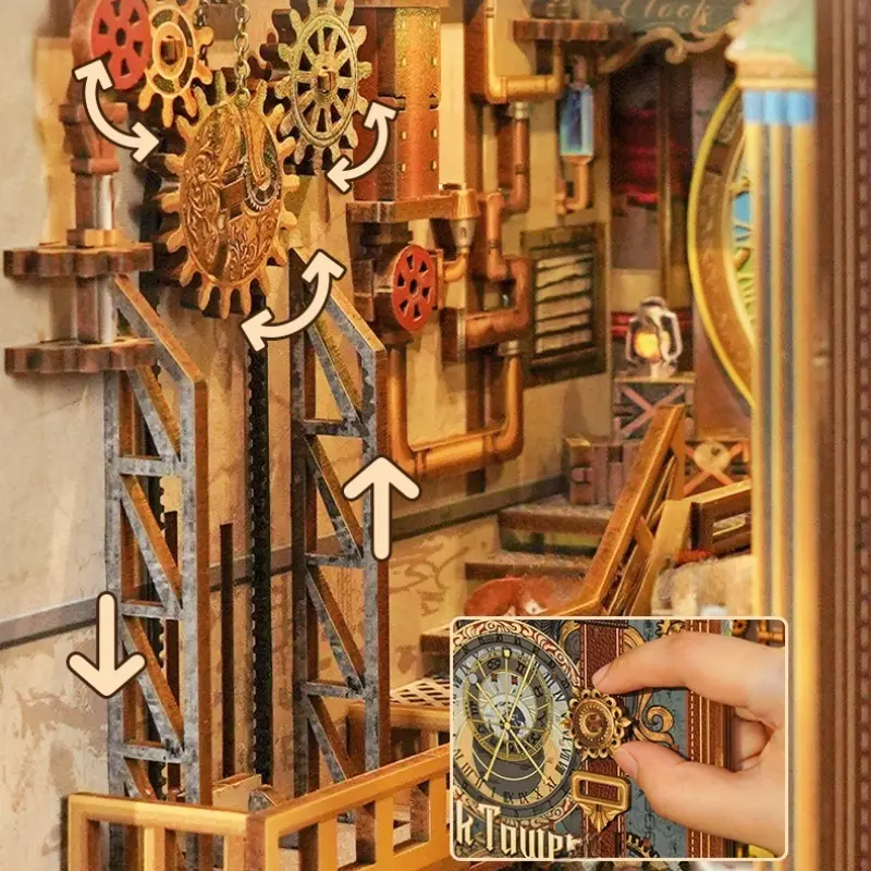 The Astronomical Clock in Prague's Old Town Square DIY Book Nook Kit
