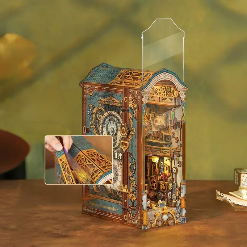 The Astronomical Clock in Prague's Old Town Square DIY Book Nook Kit