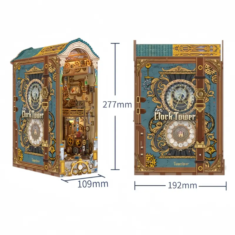 The Astronomical Clock in Prague's Old Town Square DIY Book Nook Kit