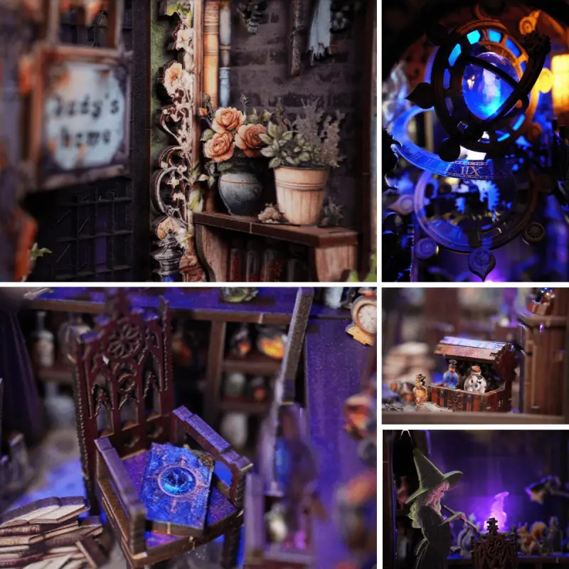 Judy's Magical World Double-Sided DIY Book Nook Kit