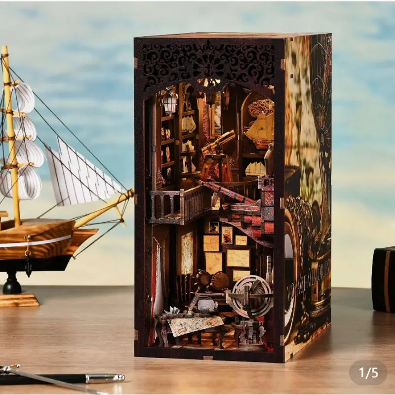 Voyager Sailing Memories DIY Book Nook Kit