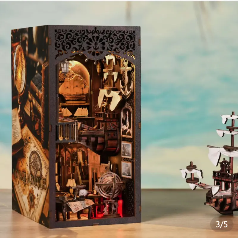 Voyager Sailing Memories DIY Book Nook Kit