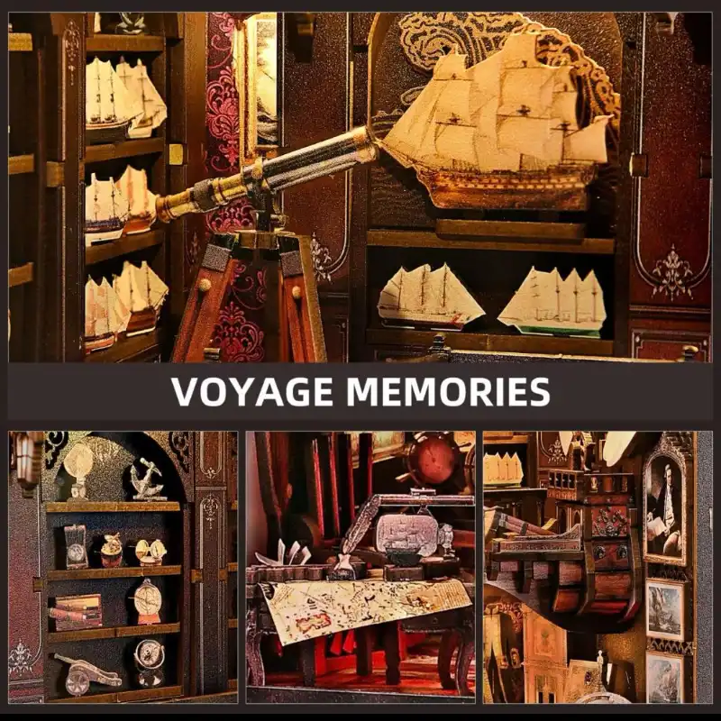 Voyager Sailing Memories DIY Book Nook Kit