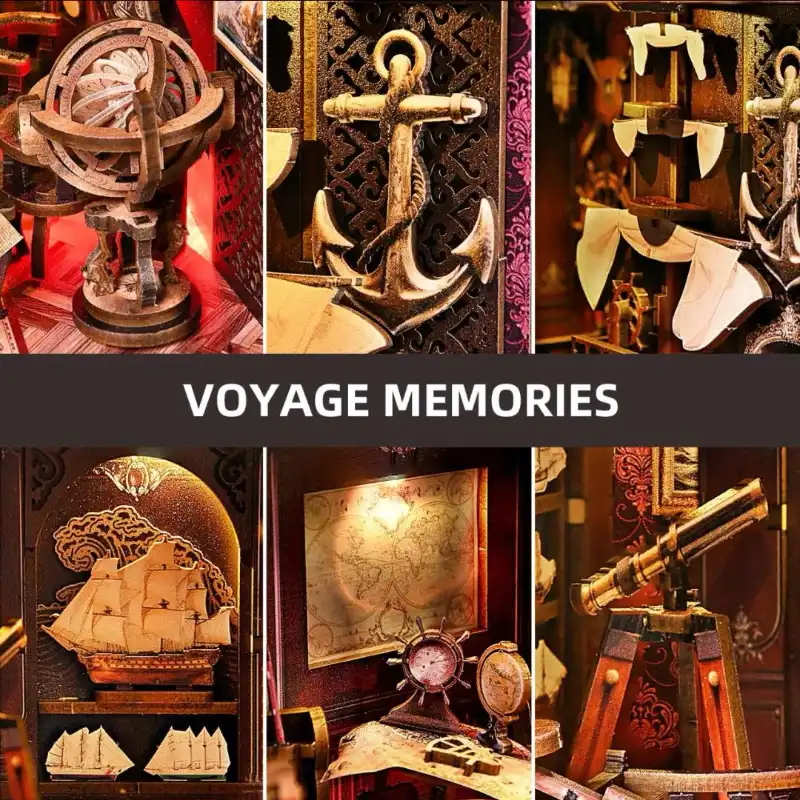 Voyager Sailing Memories DIY Book Nook Kit