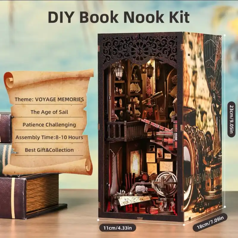 Voyager Sailing Memories DIY Book Nook Kit