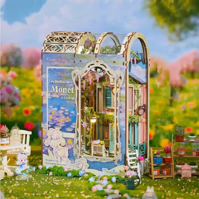 Les Jardins de Monet à Giverny Monet's Gardens Book Nook Kit
