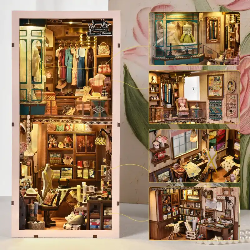 Sewing Room DIY Book Nook Kit