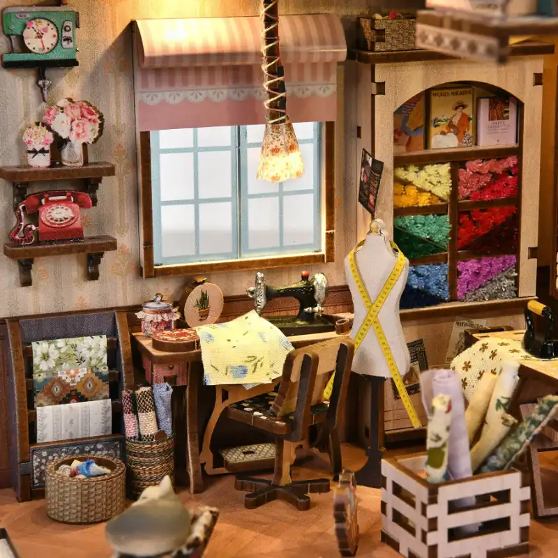 Sewing Room DIY Book Nook Kit