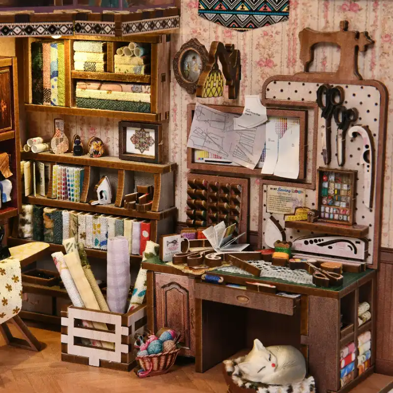 Sewing Room DIY Book Nook Kit