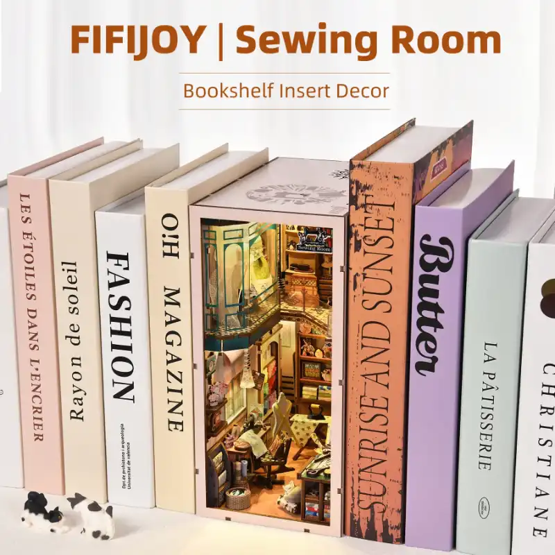 Sewing Room DIY Book Nook Kit