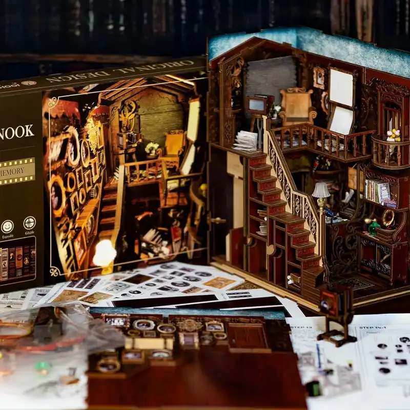Photographer's Studio Back to Memory Book Nook Kit