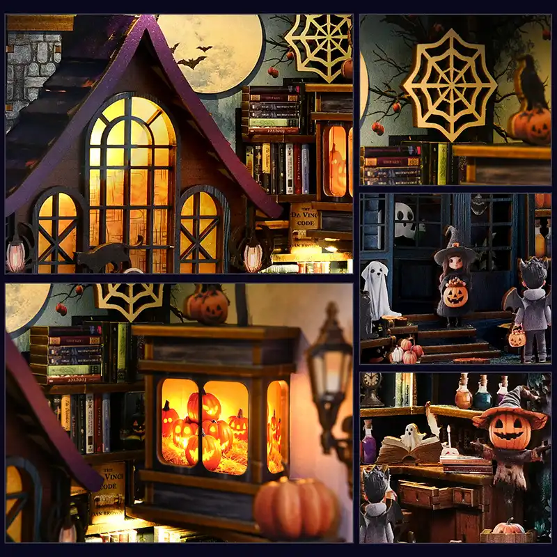 A Magical Night at the Castle DIY Miniature House & Book Nook Kit