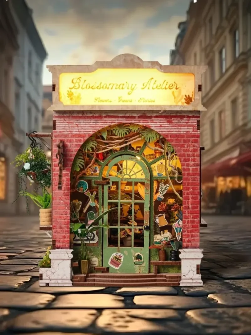 Floral Whisper - Openable Doors DIY Miniature House Kit