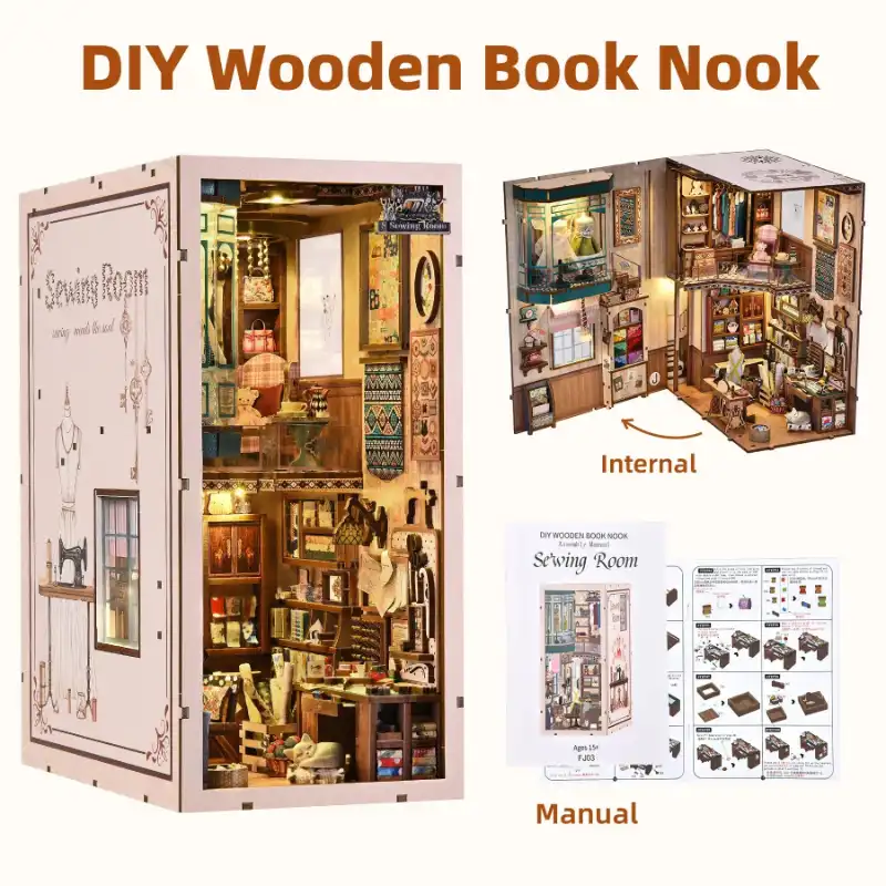 Sewing Room DIY Book Nook Kit