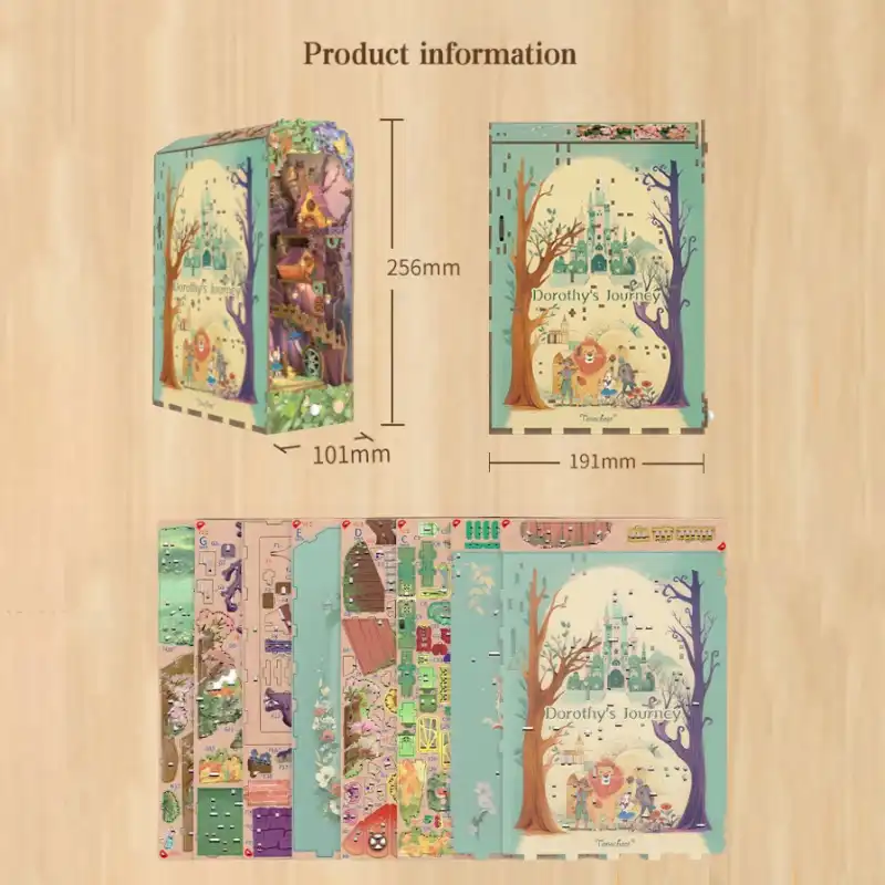 Dorothy's journey The Wonderful Wizard of Oz Book Nook Kit