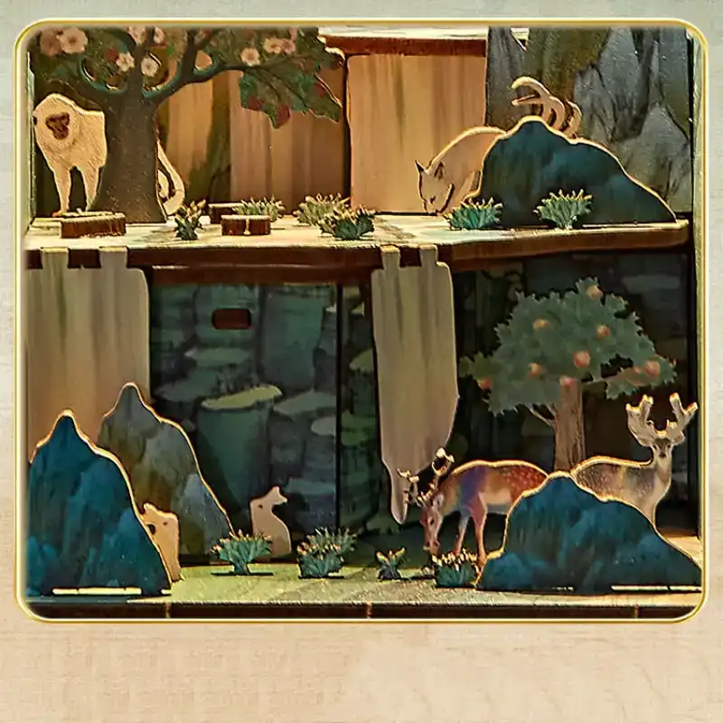 Legends of Shanhai - Ancient Beasts & Deities Chinese Mythology DIY Book Nook Kit