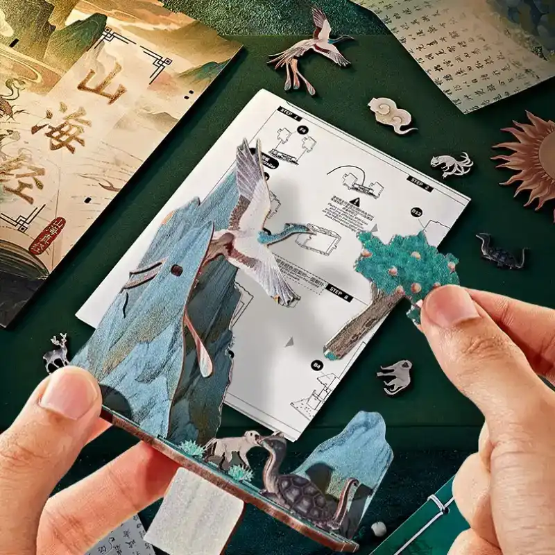 Legends of Shanhai - Ancient Beasts & Deities Chinese Mythology DIY Book Nook Kit