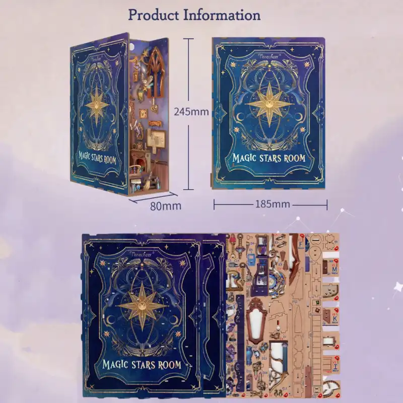 Magic Stars Room DIY Book Nook Kit