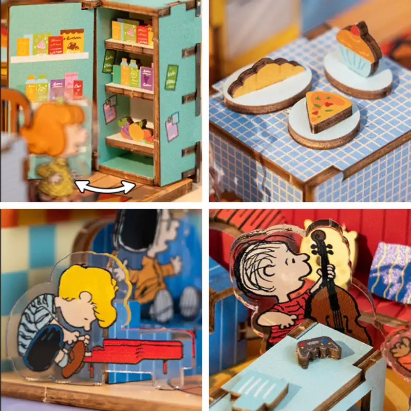 Snoopy’s Multi-Style Doghouse Book Nook Kit