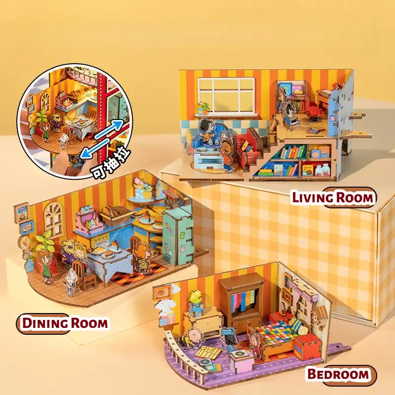 Snoopy’s Multi-Style Doghouse Book Nook Kit