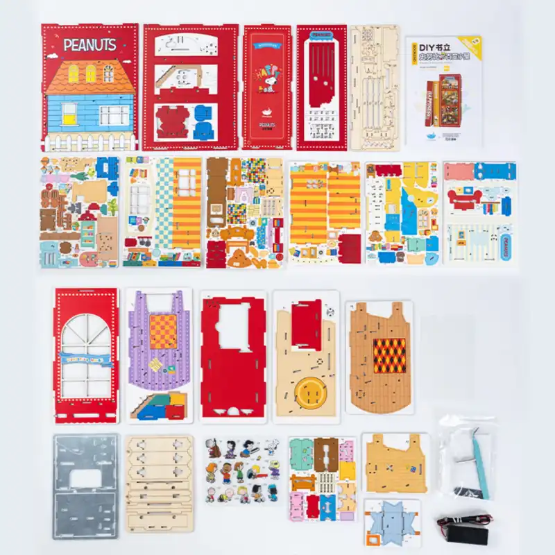 Snoopy’s Multi-Style Doghouse Book Nook Kit