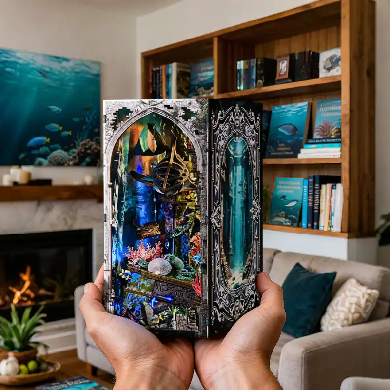 Atlantis: The Lost City – Underwater World DIY Book Nook Kit