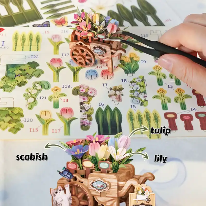 The Alley Flower Shop DIY Book Nook Kit