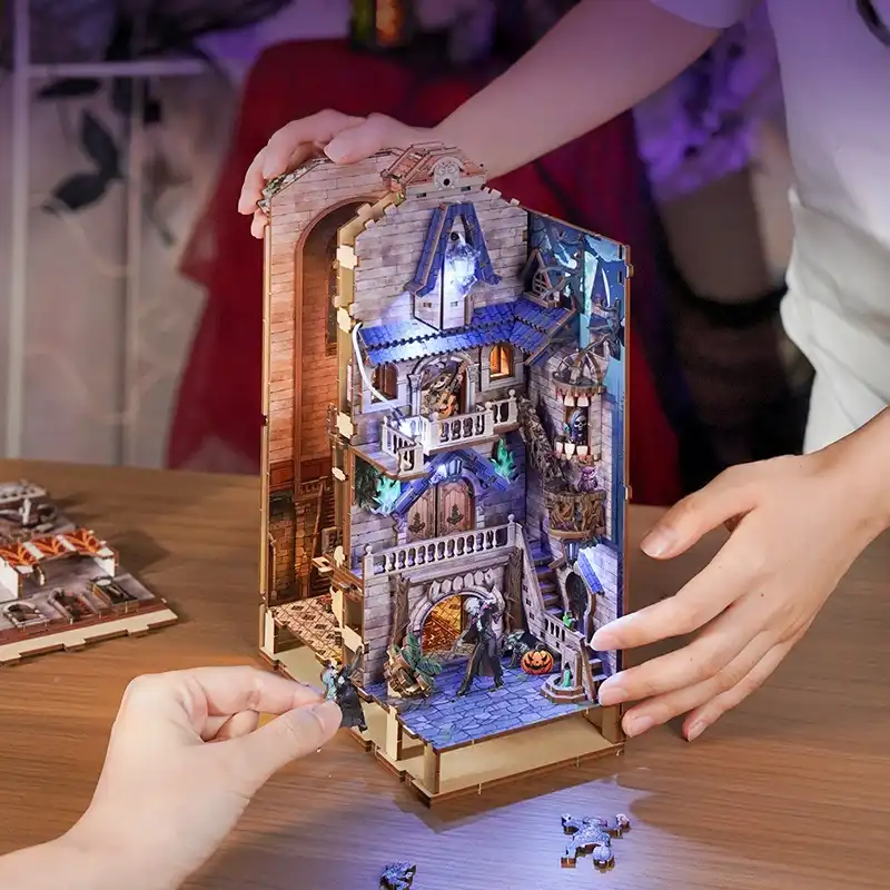 Monster Carnival Double-Sided Scene Design DIY Book Nook Kit