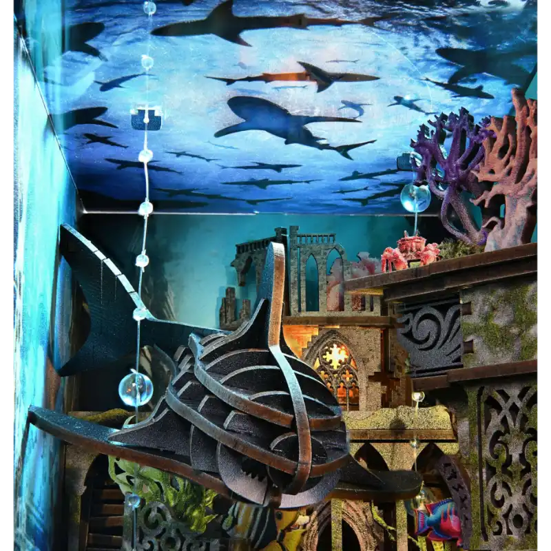 Atlantis: The Lost City – Underwater World DIY Book Nook Kit