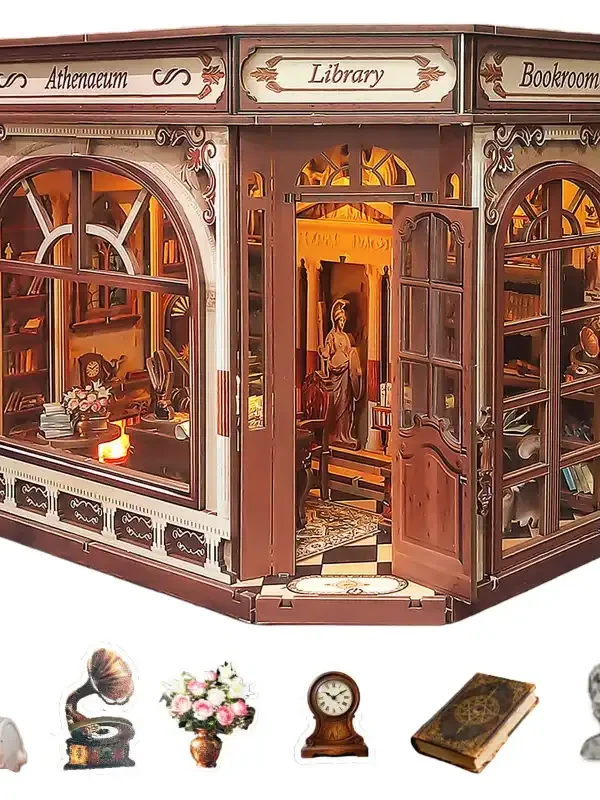 Athenaeum Library Book Nook DIY Craft Kit