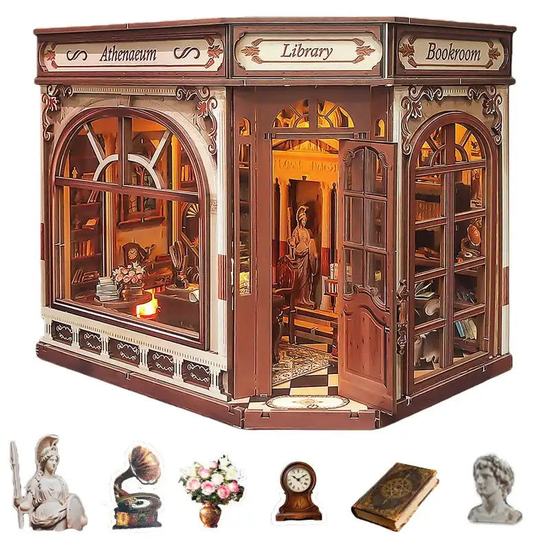 Athenaeum Library Book Nook DIY Craft Kit