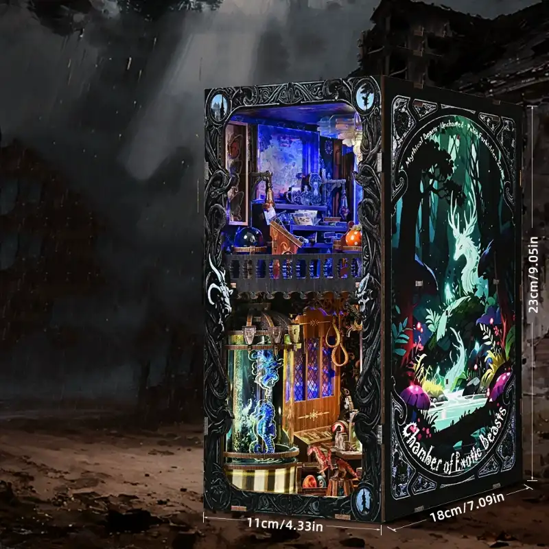 Chamber of Exotic Beasts DIY Book Nook Kit