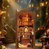 Hogwarts Magic Office Book Nook DIY Kit with Magic Wand