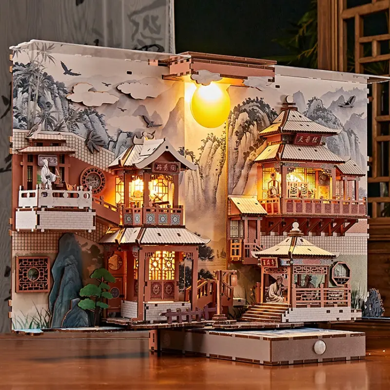 Qin Qi Shu Hua – Chinese Four Arts DIY Book Nook Kit